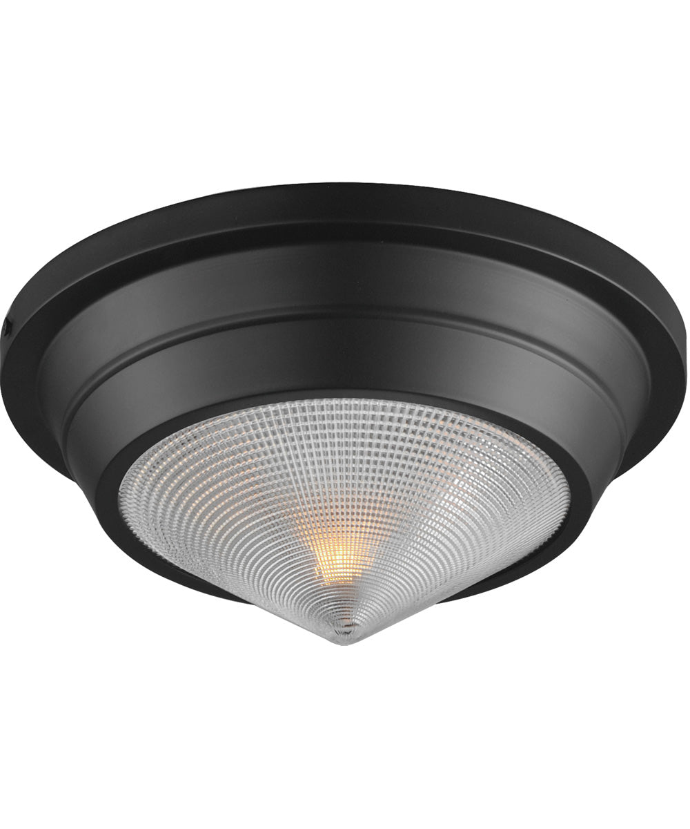 Hargreaves 1-Light Flush Mount Black