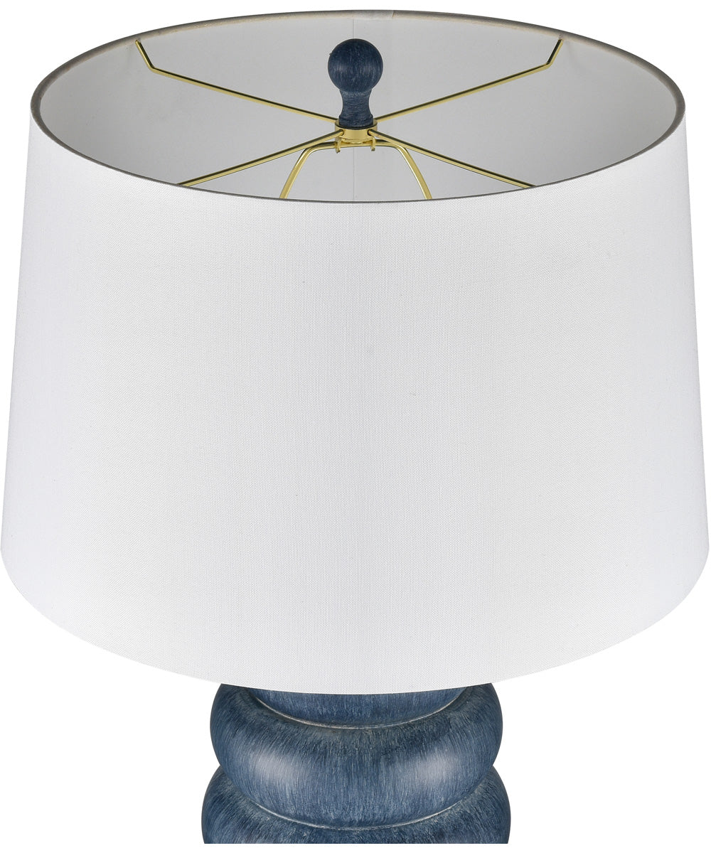 Barden 30'' High 1-Light Table Lamp - Set of 2 Blue