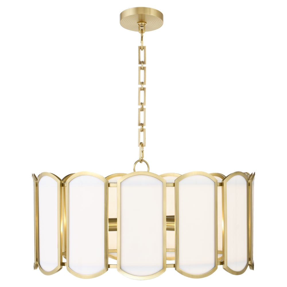 Belleview 5-light Pendant Aged Brass