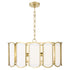 Belleview 5-light Pendant Aged Brass