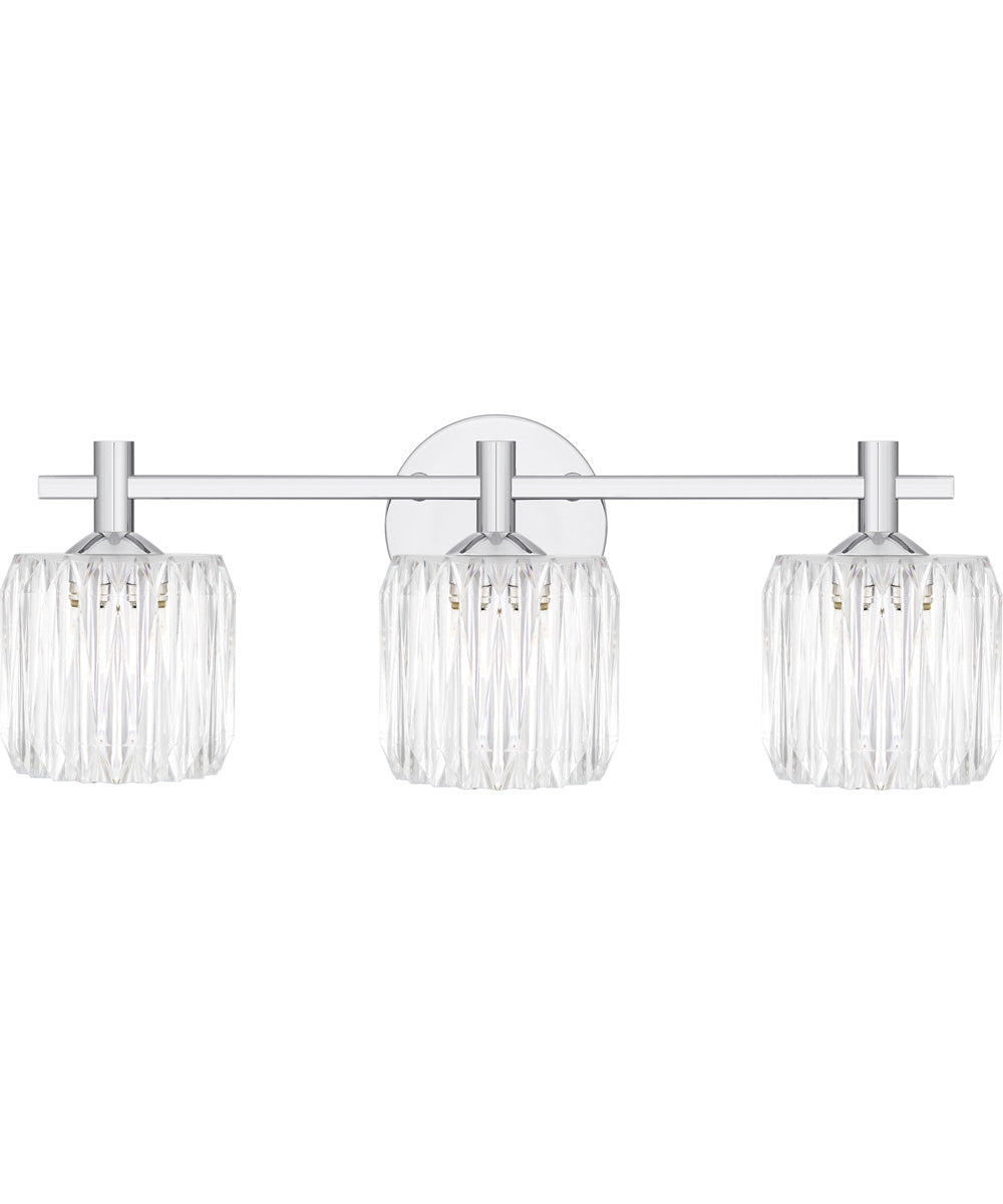 Spade Large 3-light Bath Light Polished Chrome