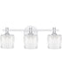 Spade Large 3-light Bath Light Polished Chrome