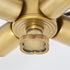 Belinder 4-light Pendant Non-Lacquered Brass