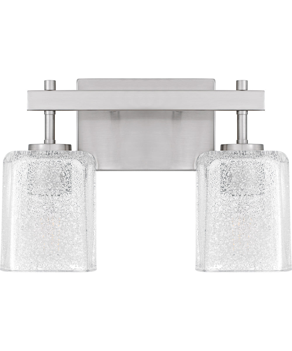 Brenthouse Medium 2-light Bath Light Brushed Nickel