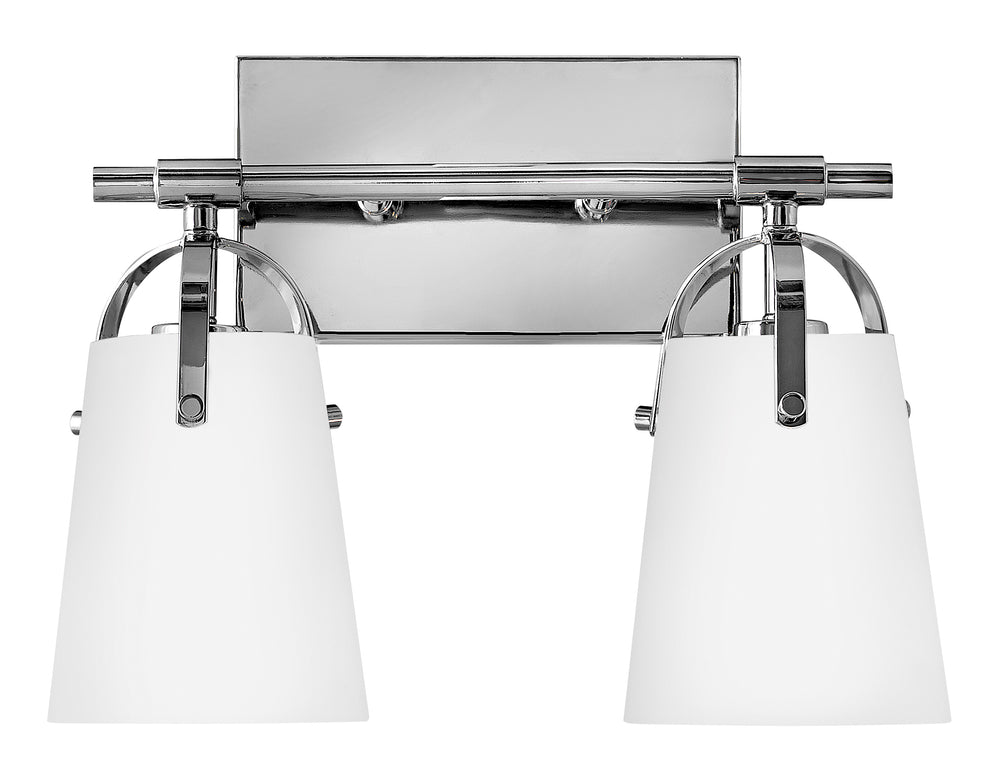 Foster 2-Light Small Two Light Vanity in Chrome