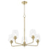 Raymond Chandelier Aged Brass