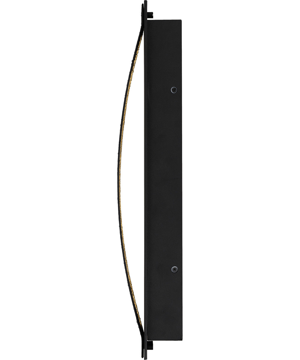 Onyx Medium Outdoor Wall Light Earth Black