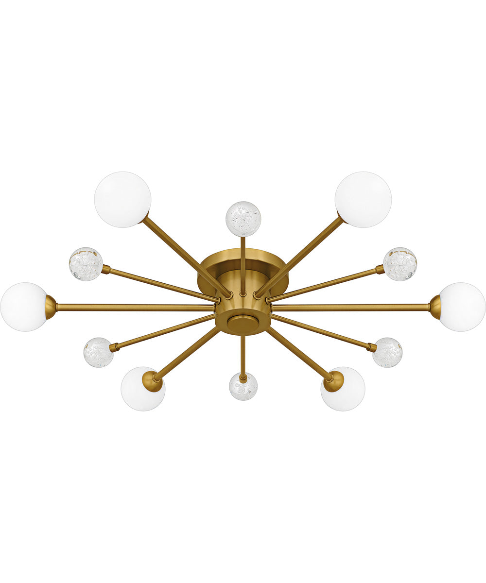 Quoizel Semi-Flush Mount Extra Large 6-light Semi Flush Mount Brushed Gold