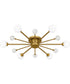 Quoizel Semi-Flush Mount Extra Large 6-light Semi Flush Mount Brushed Gold