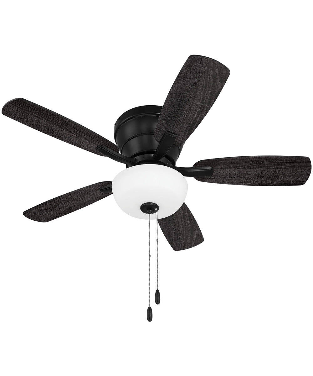 Wheeler 42 2-Light Bowl 2-Light Fan Flat Black