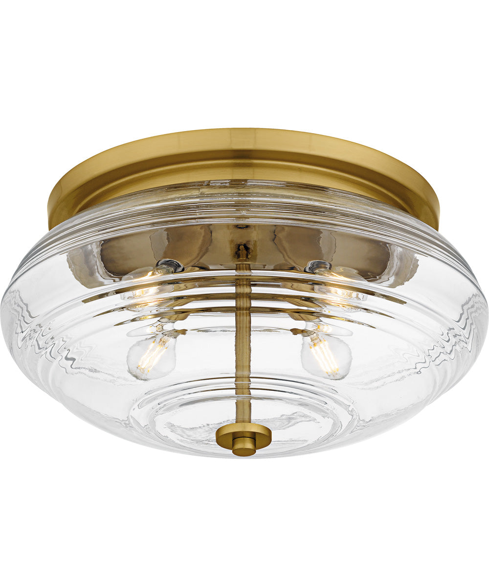 Quoizel Flush Mount Medium 4-light Flush Mount Brushed Gold