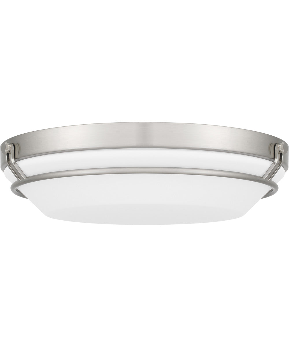 Dunbar Medium Flush Mount Brushed Nickel