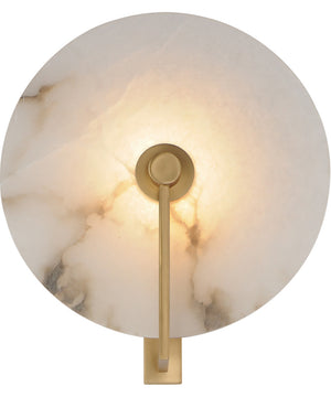 Quarry LED Wall Sconce Natural Aged Brass