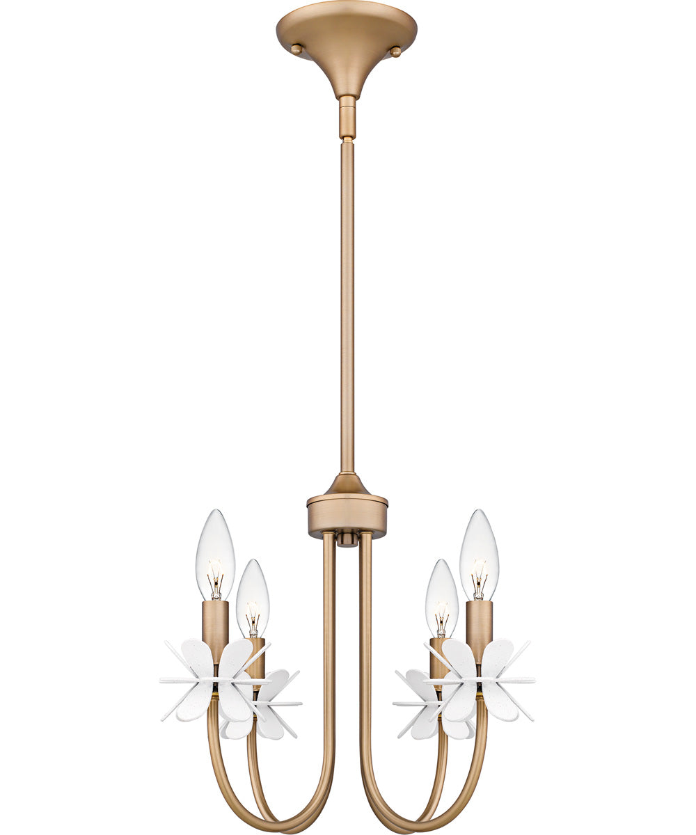 Remy 4-light Chandelier Bronze Gold