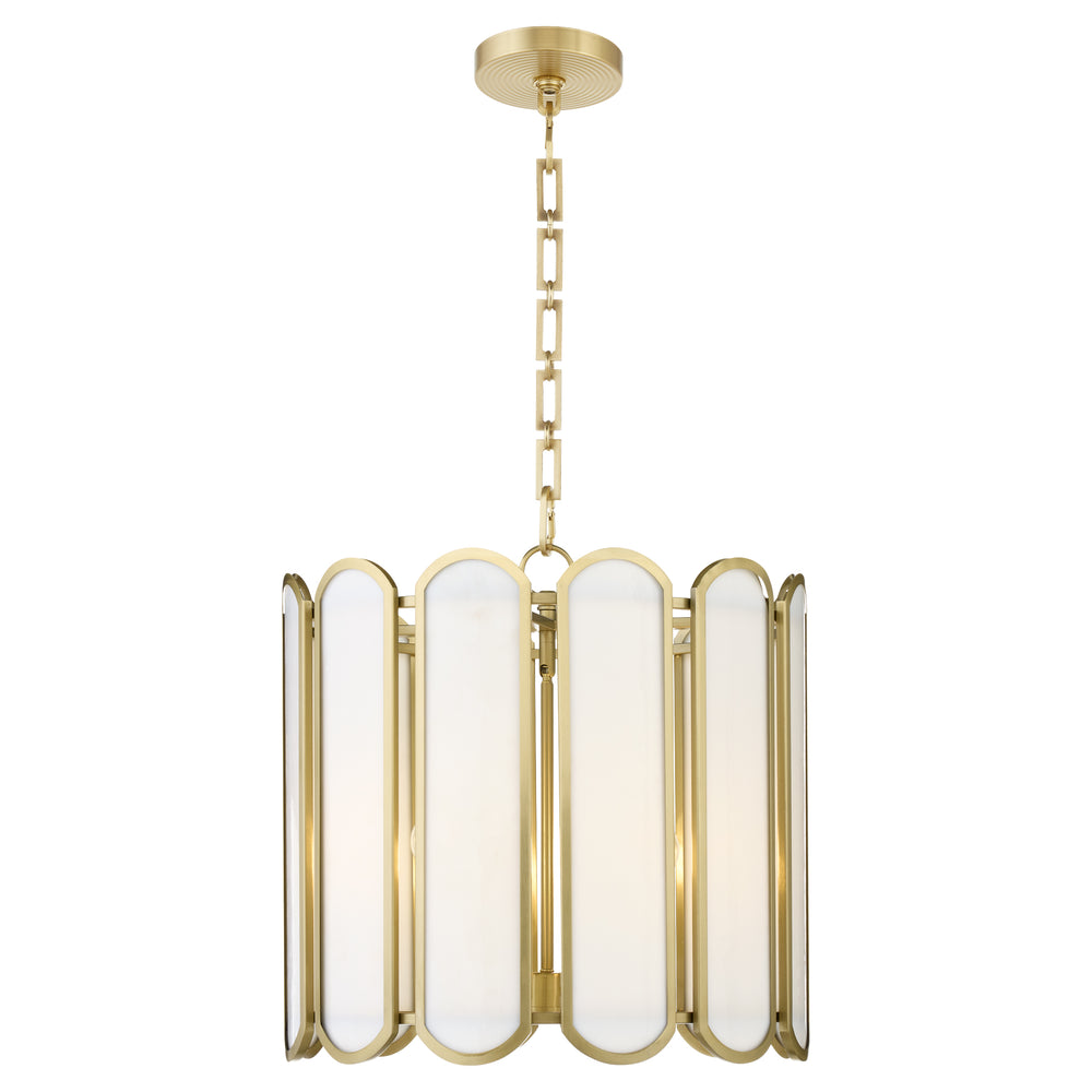 Belleview 4-light Pendant Aged Brass