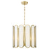 Belleview 4-light Pendant Aged Brass