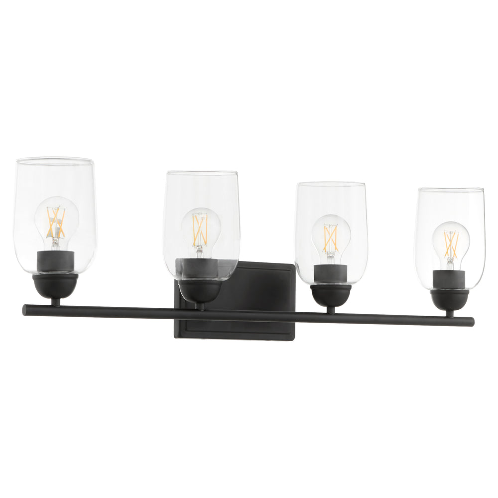 Wallinger 4-light Bath Vanity Light Matte Black