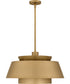 Lumi Large 3-light Pendant Brushed Weathered Brass