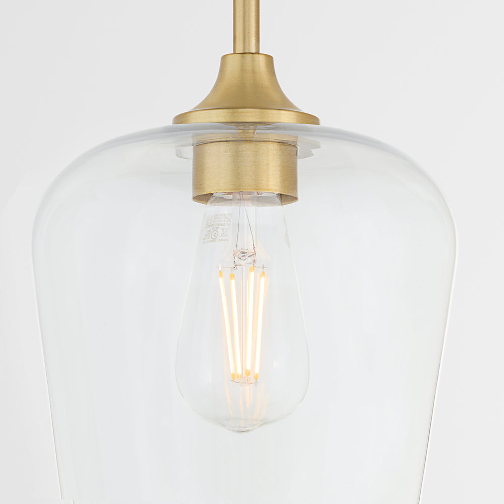 Raymond 1-light Pendant Aged Brass