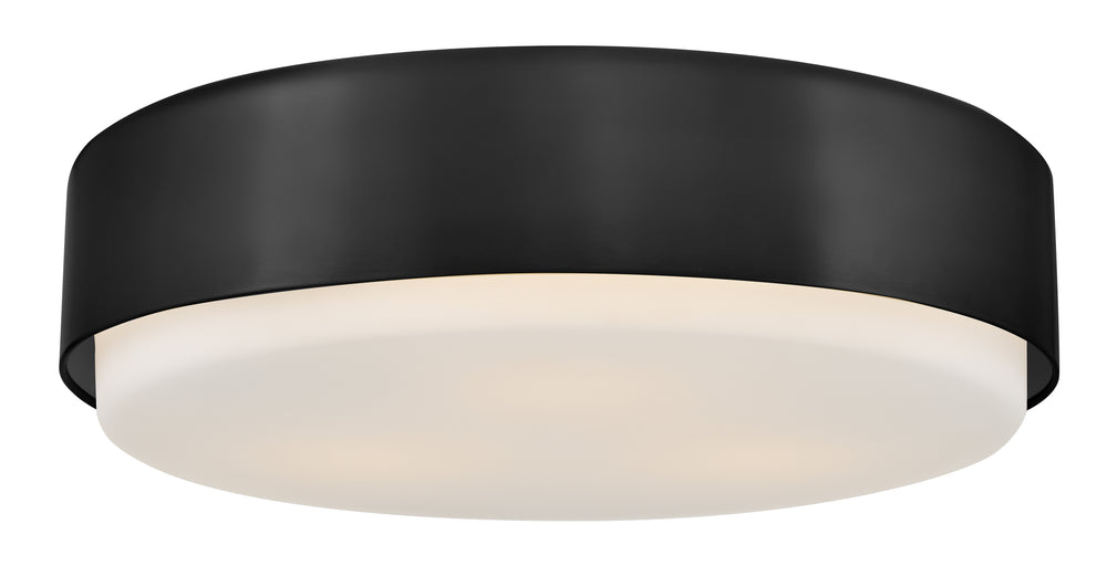 Cedric 3-Light Medium Flush Mount in Black