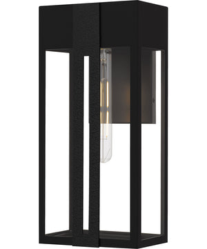 Boswell Medium 1-light Outdoor Wall Light Matte Black