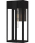 Boswell Medium 1-light Outdoor Wall Light Matte Black