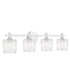 Spade Extra Large 4-light Bath Light Polished Chrome