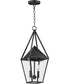 Bavaria 2-Light Large Outdoor Pendant Black