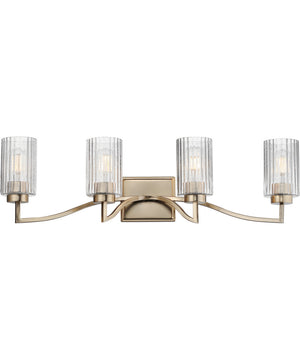 Rigata 4-Light Bath Vanity Satin Champagne