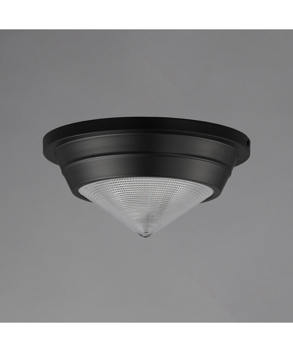 Hargreaves 1-Light Flush Mount Black