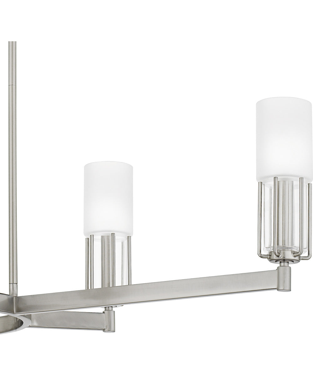 Cruz Large 6-light Island Light Brushed Nickel