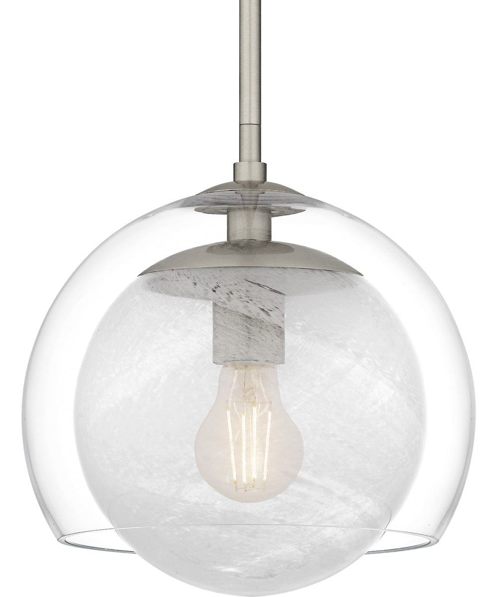 Quoizel Piccolo Pendant Small 1-light Mini Pendant Brushed Nickel