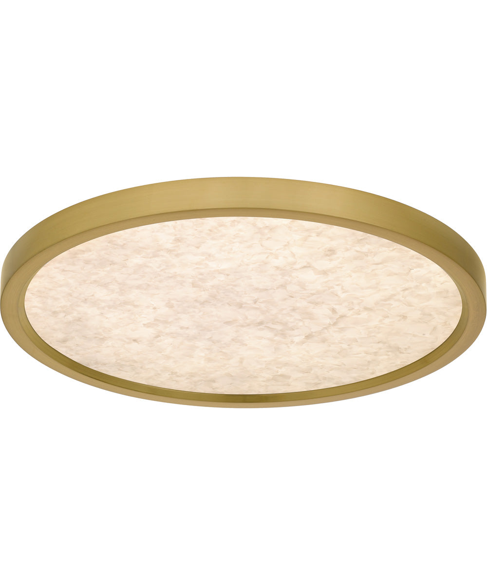 Outskirts Medium Flush Mount Brushed Gold