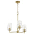 Goodwin 3-light Chandelier Aged Brass