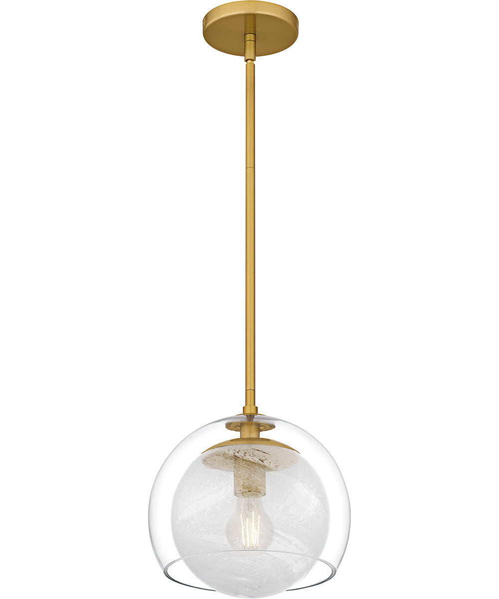 Quoizel Piccolo Pendant Small 1-light Mini Pendant Brushed Gold