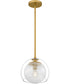 Quoizel Piccolo Pendant Small 1-light Mini Pendant Brushed Gold