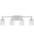 Brenthouse Extra Large 4-light Bath Light Brushed Nickel