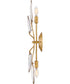 Amira 2-Light Large Two Light Sconce in Distressed Brass