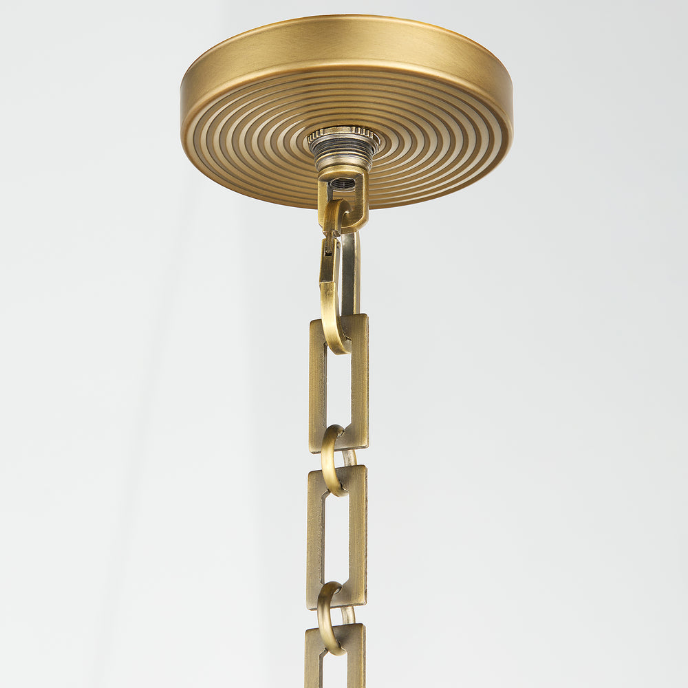 Belinder 4-light Pendant Non-Lacquered Brass