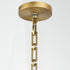 Belinder 4-light Pendant Non-Lacquered Brass