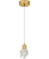 Skye Small Mini Pendant Brushed Gold