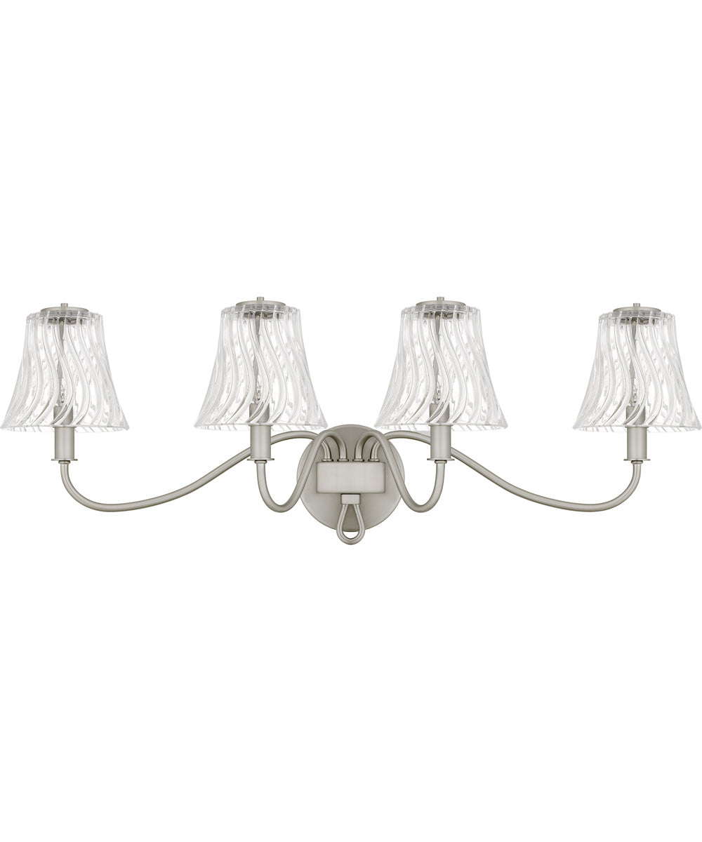 McKinney 4-light Bath Light Brushed Nickel