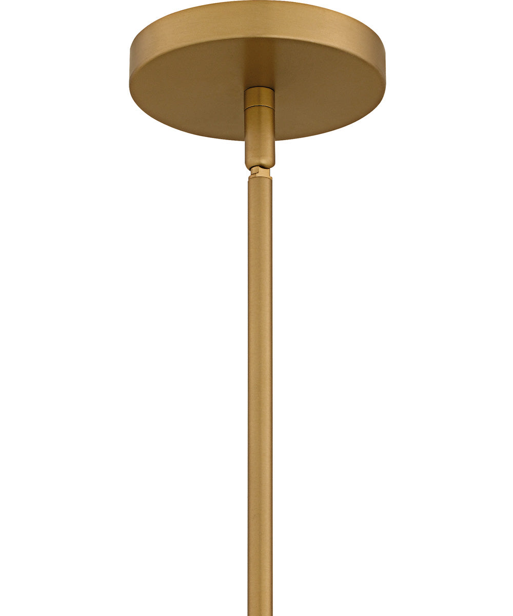 Lumi 1-light Pendant Brushed Weathered Brass