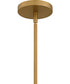 Lumi 1-light Pendant Brushed Weathered Brass