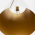 Ellen 1-light Pendant Studio White w/ Aged Brass