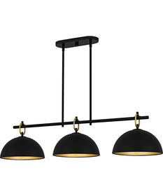 Cleo Large 3-light Island Light Matte Black