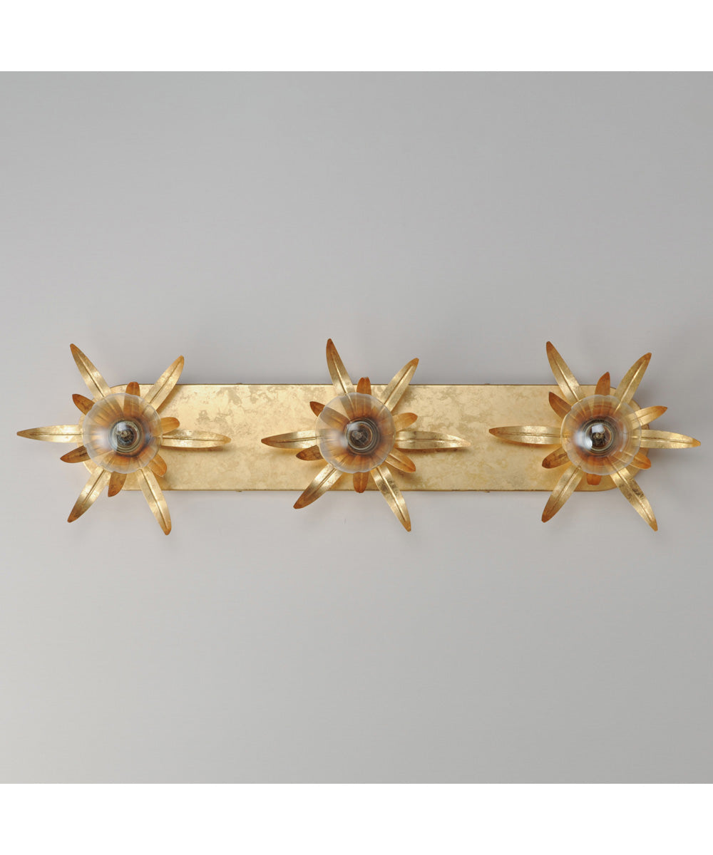 Paloma 3-Light Sconce Gold Leaf