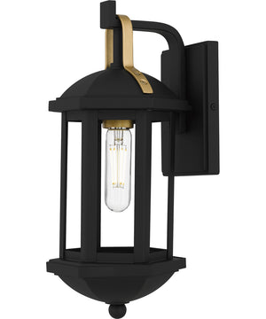 Crestfield Small 1-light Outdoor Wall Light Matte Black