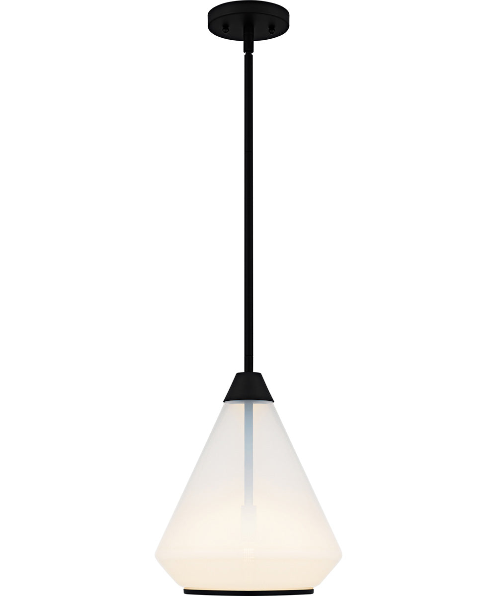 Quoizel Pendant Small 1-light Mini Pendant Matte Black