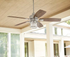 52"W Galveston 1-Light Ceiling Fan Galvanized